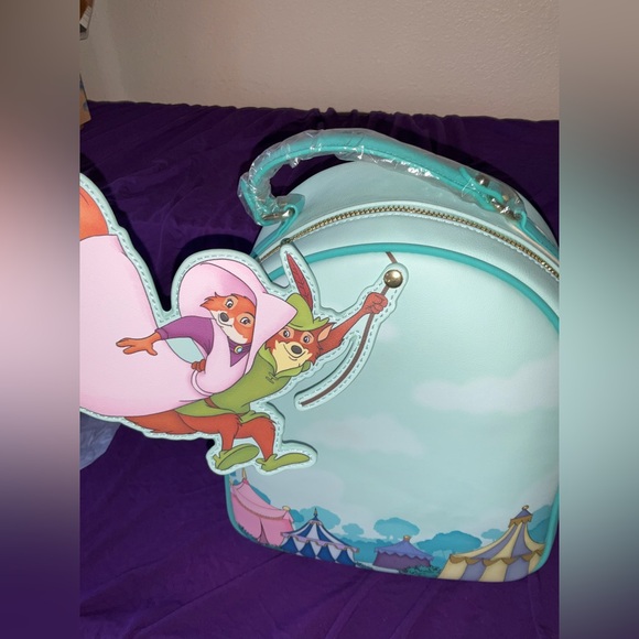 Disney Loungefly Robin Hood Backpack - Picture 10 of 10